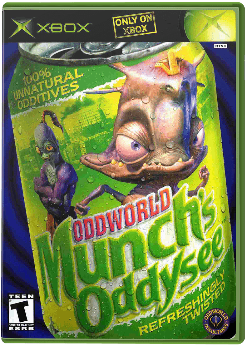 Oddworld Munch's Oddysee box art for Xbox